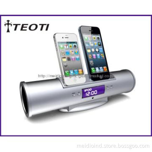 New concept dual charging speaker for iPhone 5